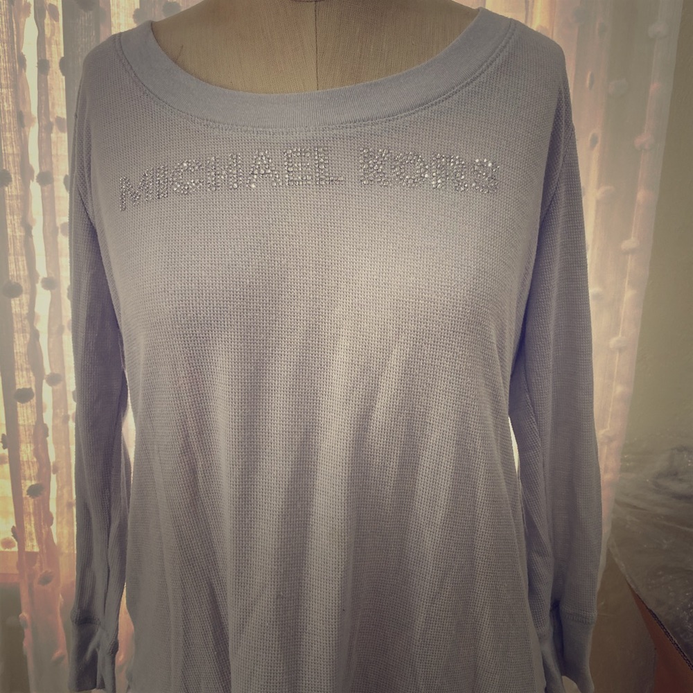 Michael core cotton knit dress sweater